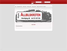 Tablet Screenshot of allbilskroten.se